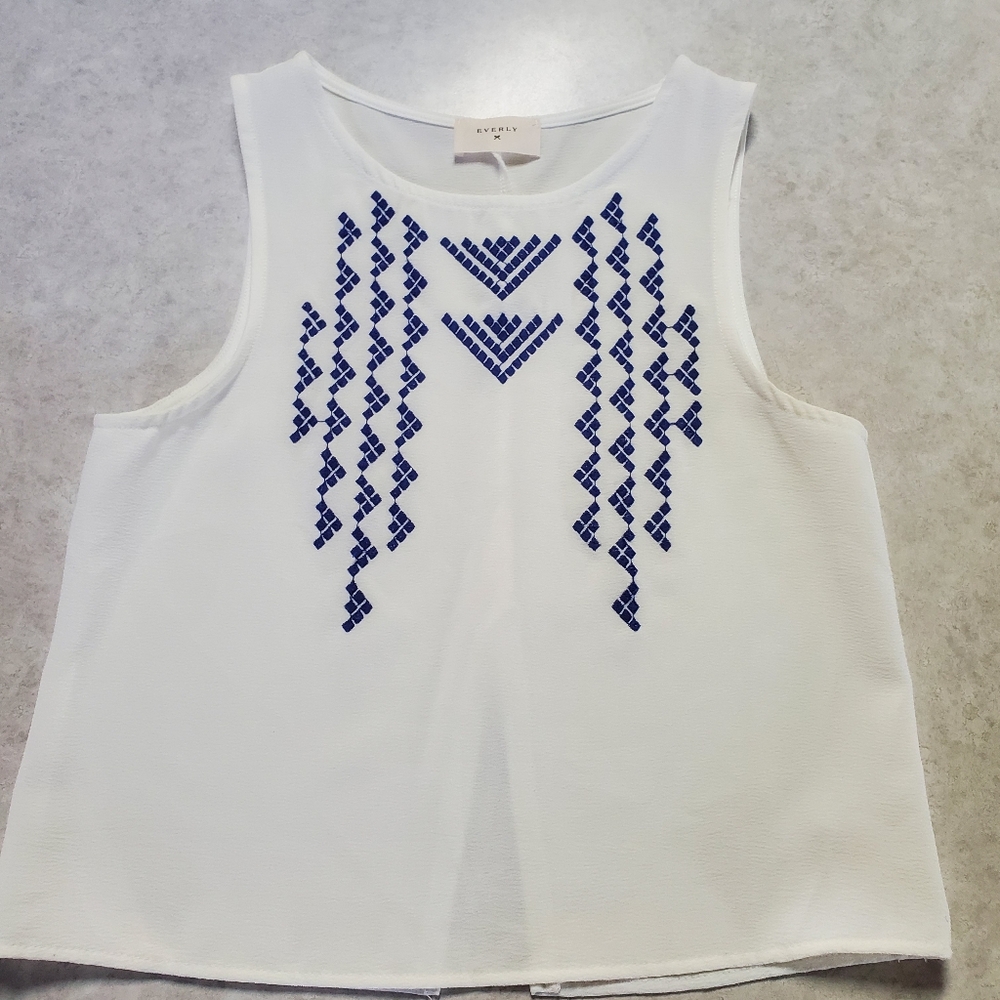 Everly Embroidered Top